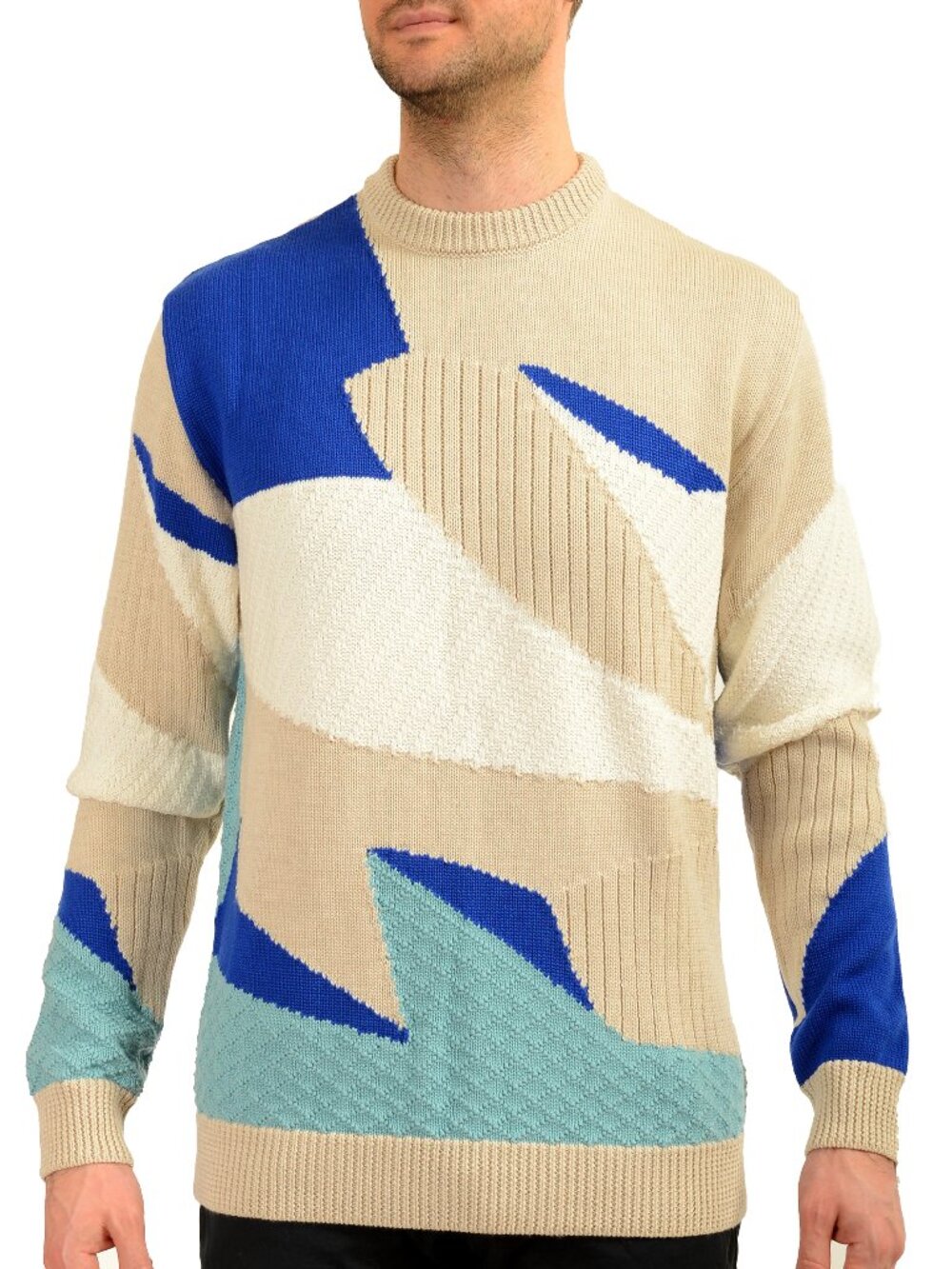 Scuderia Ferrari Men's 100% Pure New Wool Crewneck Pullover Sweater US XL IT 54